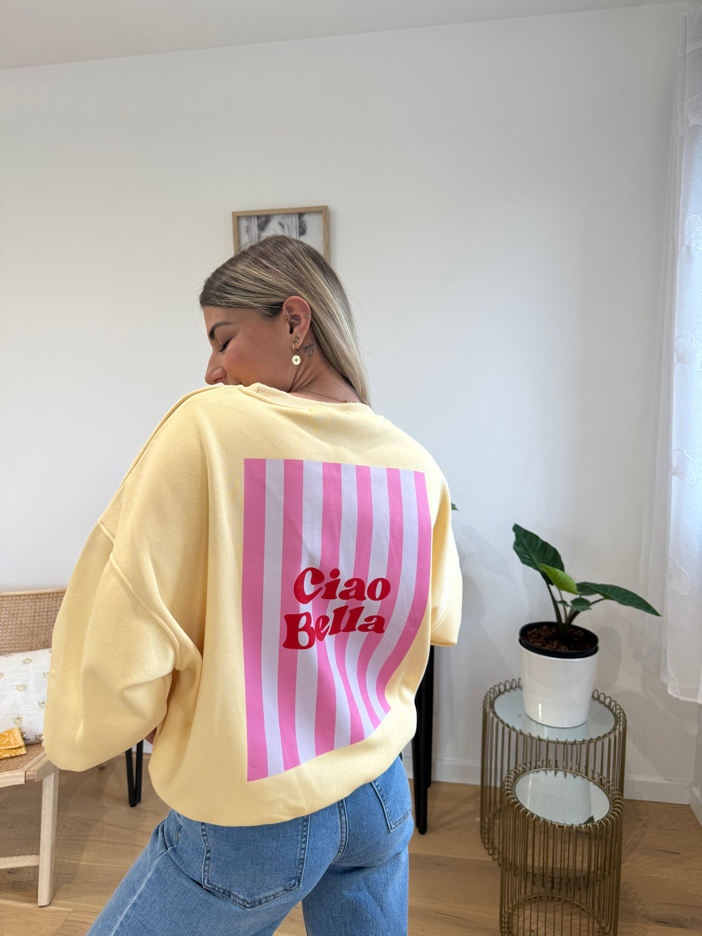 Sweat Bella - Jaune - ROSABAYA