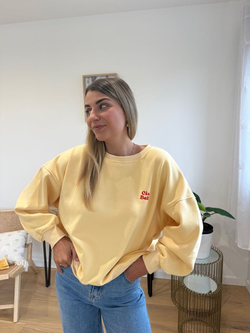 Sweat Bella - Jaune - ROSABAYA