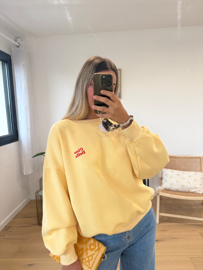 Sweat Bella - Jaune - ROSABAYA