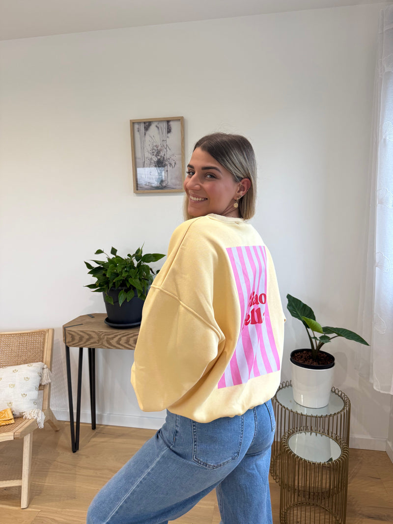 Sweat Bella - Jaune - ROSABAYA