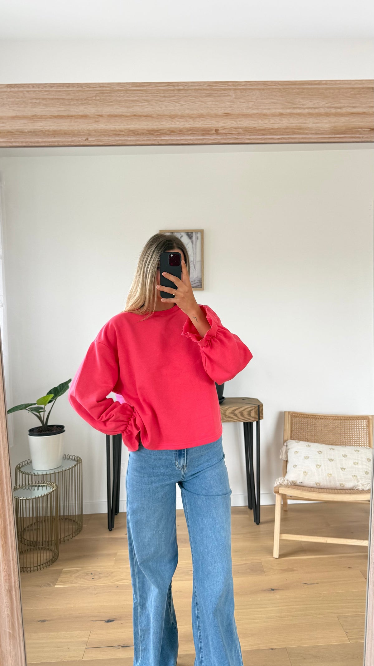 Sweat Charlotte - Corail - ROSABAYA