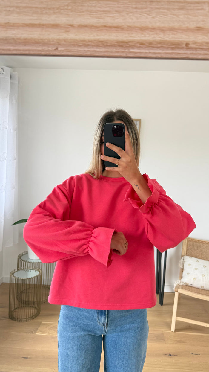 Sweat Charlotte - Corail - ROSABAYA