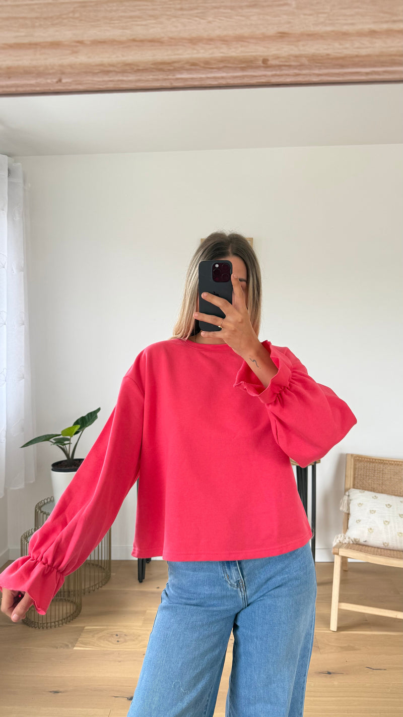 Sweat Charlotte - Corail - ROSABAYA