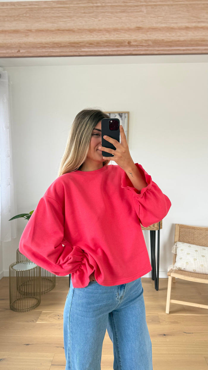 Sweat Charlotte - Corail - ROSABAYA