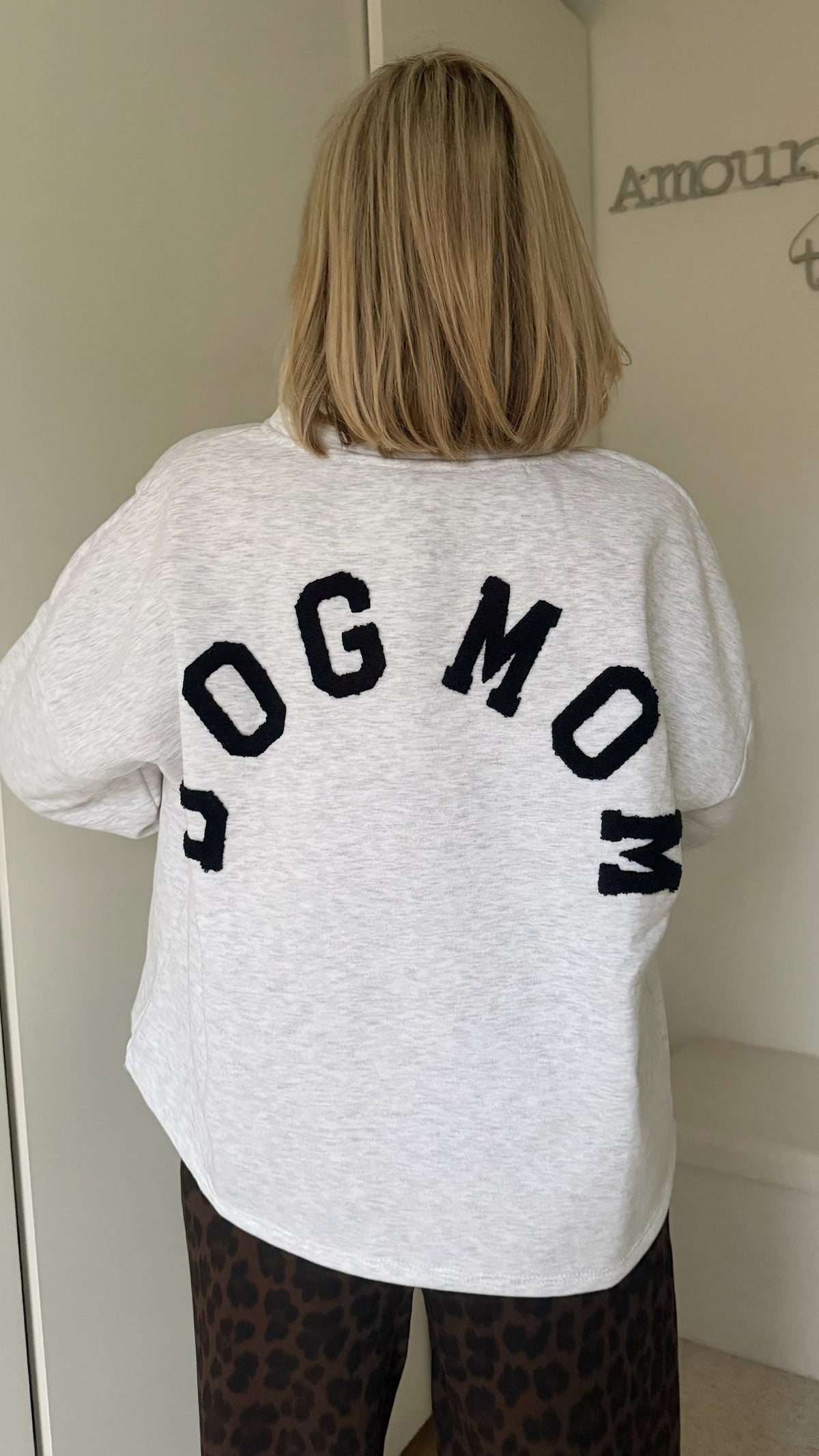 Sweat Dog Mom - Noir - ROSABAYA