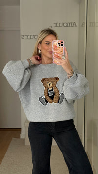Sweat Teddy - Gris - ROSABAYA