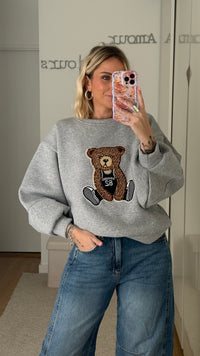 Sweat Teddy - Gris - ROSABAYA