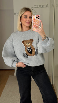 Sweat Teddy - Gris - ROSABAYA