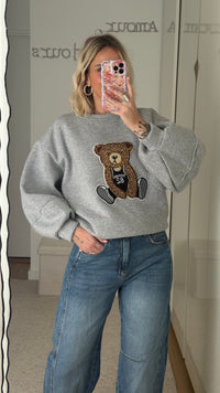 Sweat Teddy - Gris - ROSABAYA