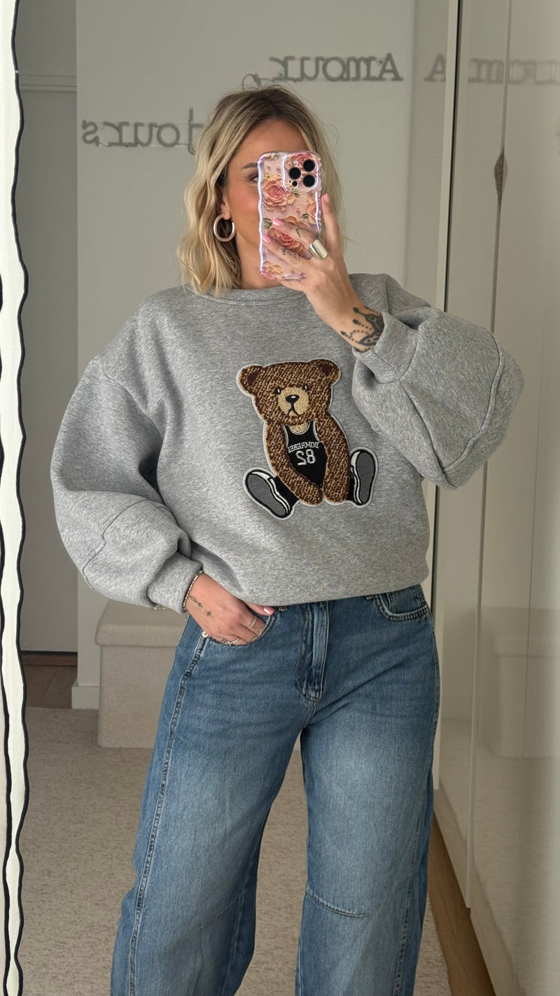 Sweat Teddy - Gris - ROSABAYA