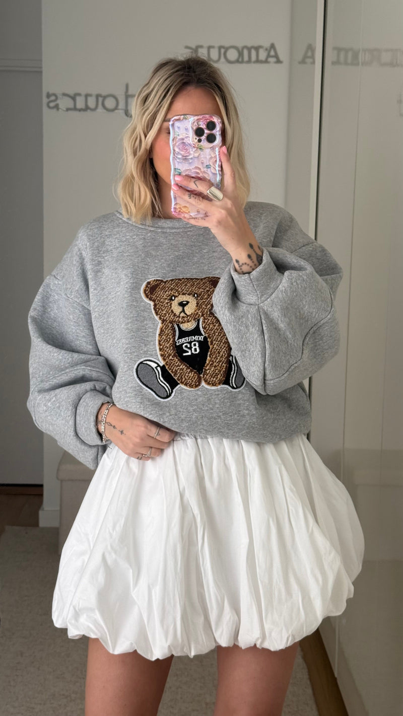 Sweat Teddy - Gris - ROSABAYA