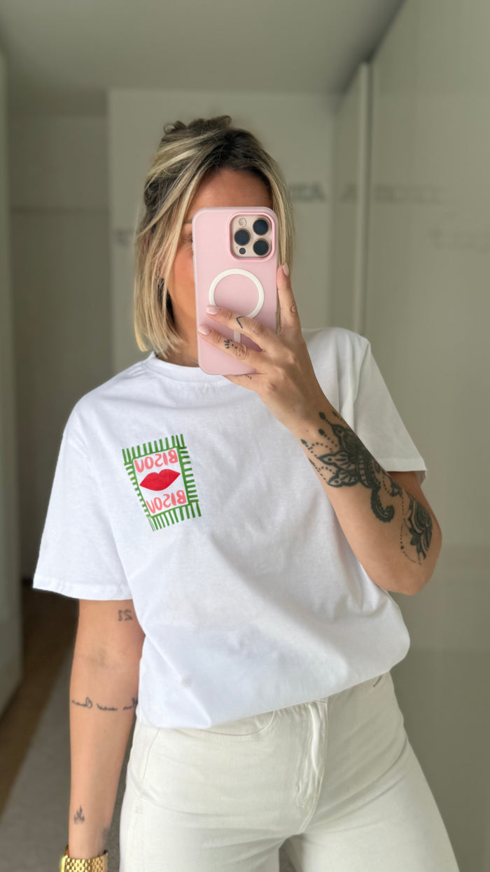 T-shirt Bisou - ROSABAYA