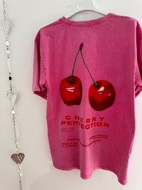 T - shirt Cerises - Rose - ROSABAYA