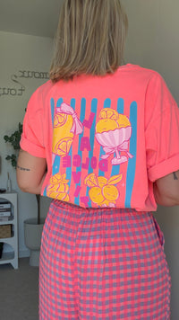 T-shirt Dolce vita - corail - ROSABAYA