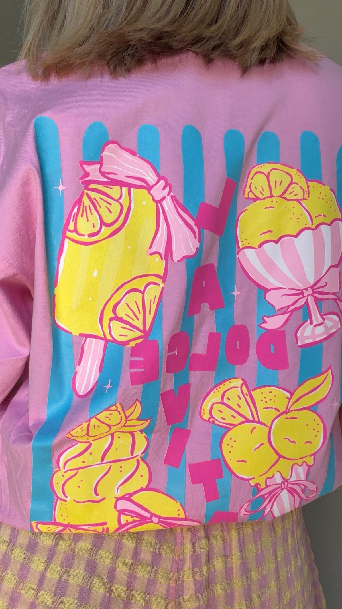 T-shirt Dolce vita - rose - ROSABAYA