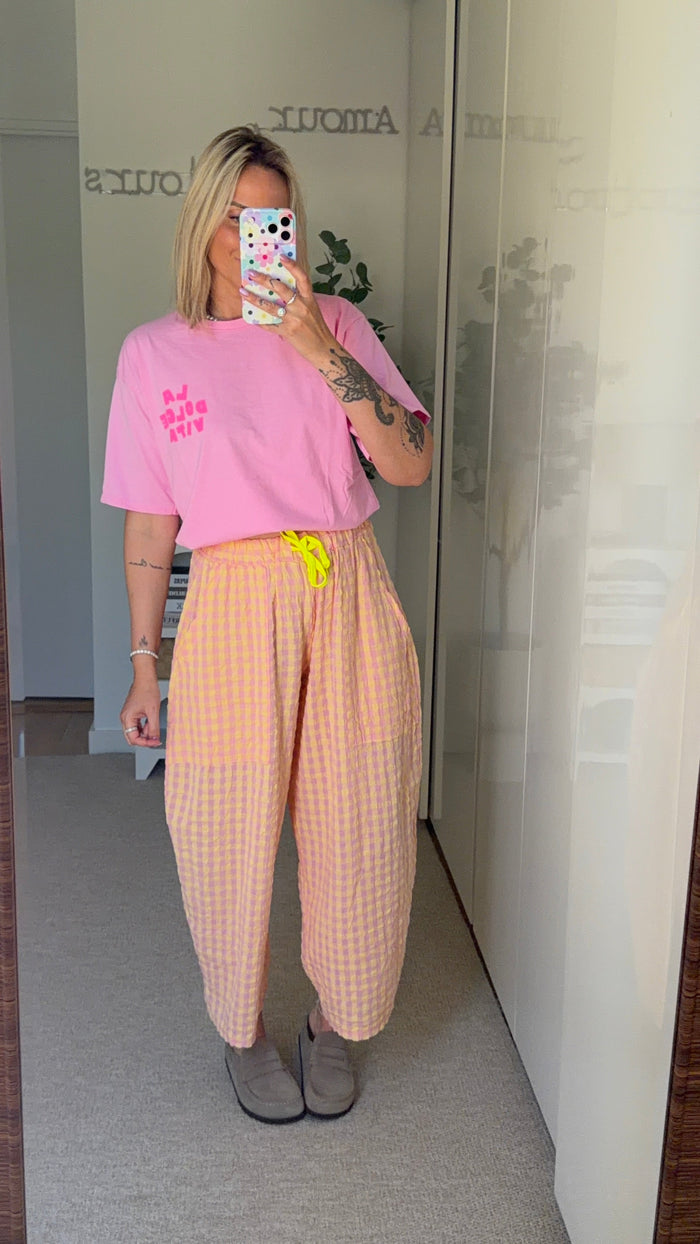 T-shirt Dolce vita - rose - ROSABAYA