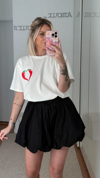 T-shirt Spicy - Blanc - ROSABAYA
