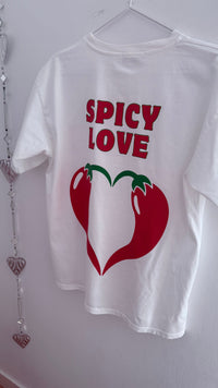 T-shirt Spicy - Blanc - ROSABAYA
