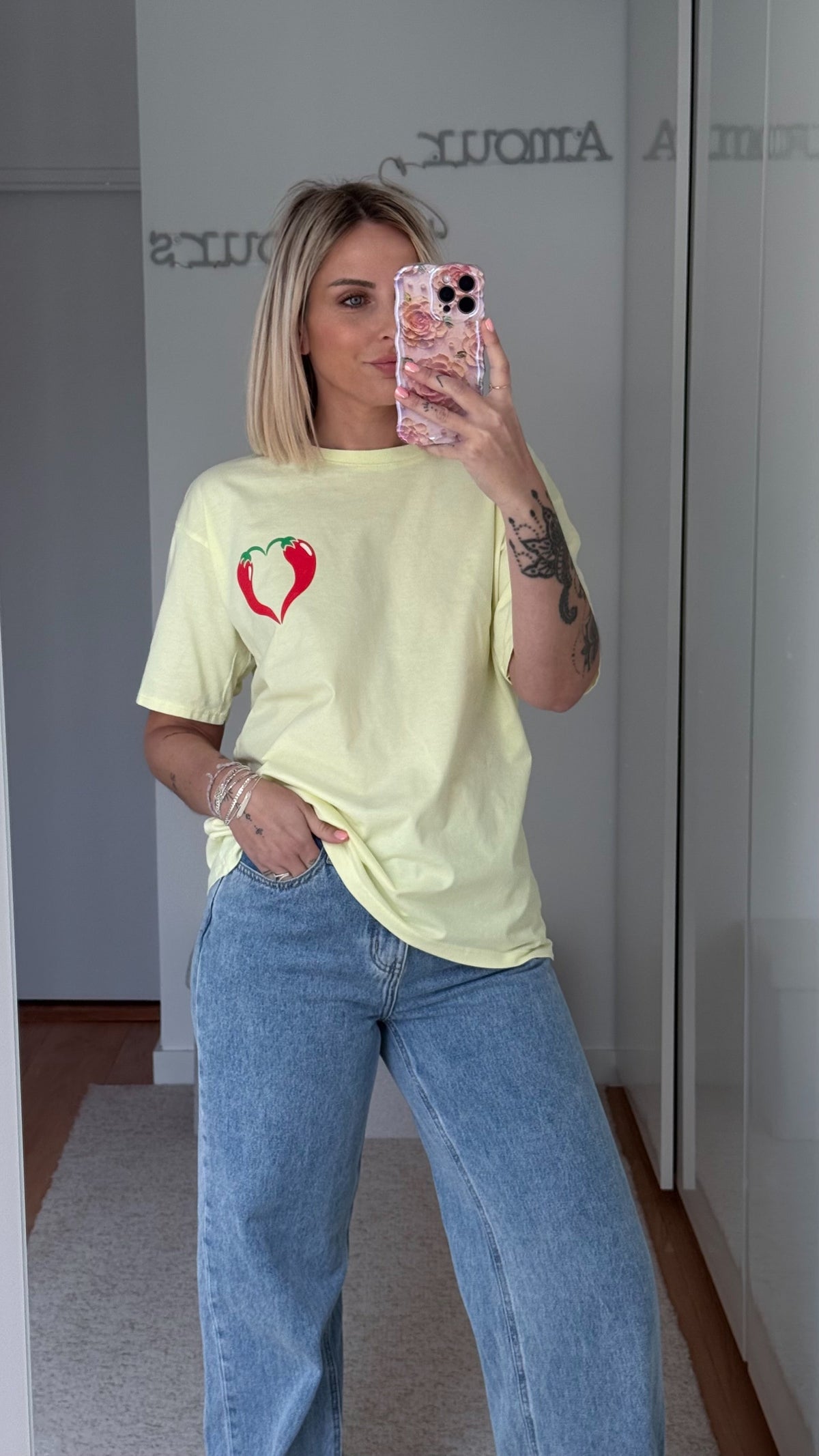 T-shirt Spicy - Jaune - ROSABAYA