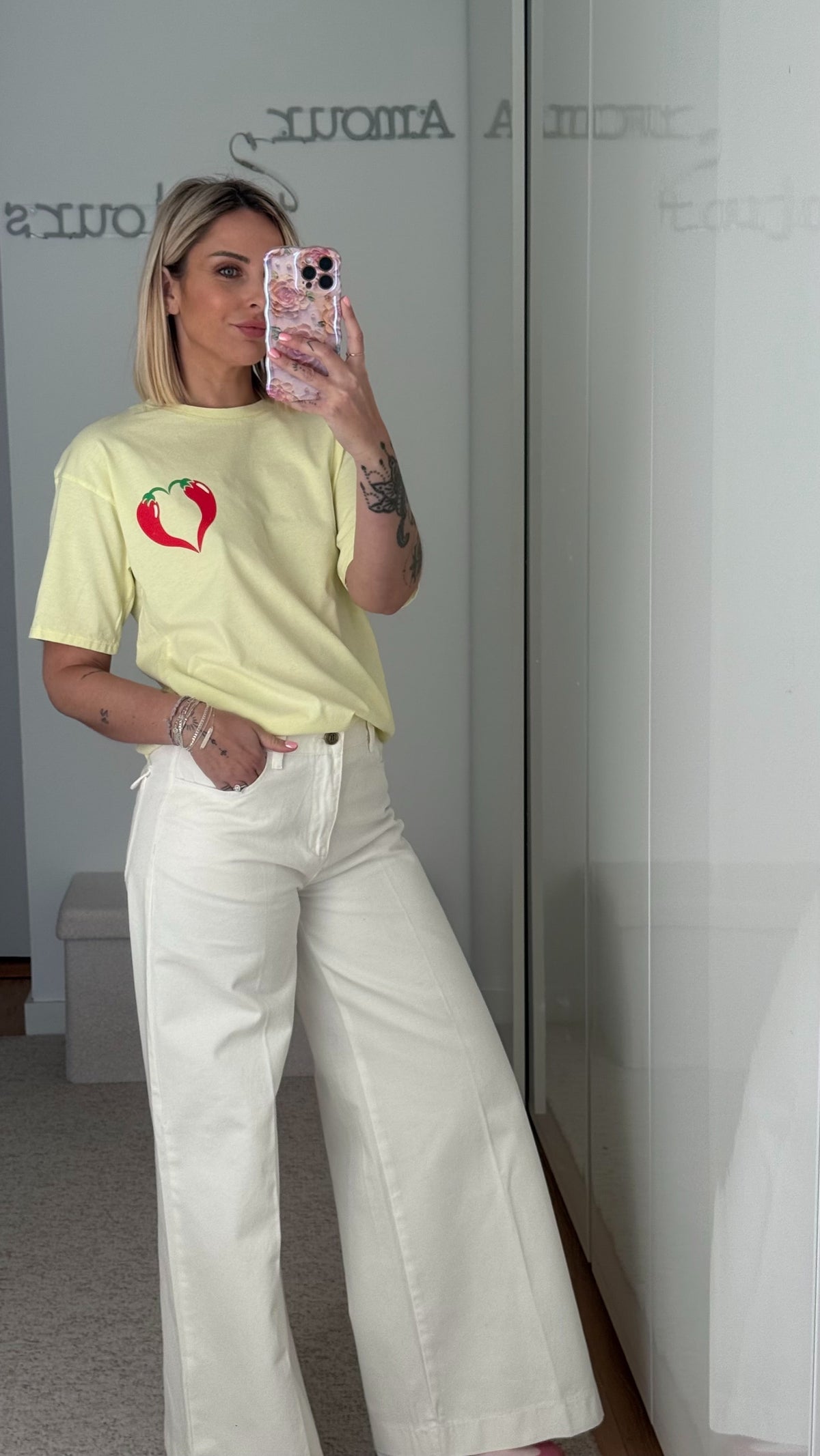 T-shirt Spicy - Jaune - ROSABAYA