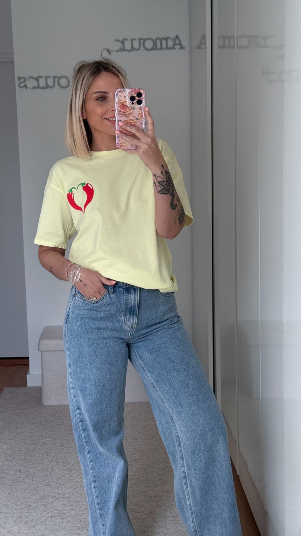 T-shirt Spicy - Jaune - ROSABAYA