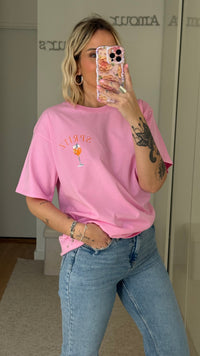 T-shirt Spritz - Rose - ROSABAYA