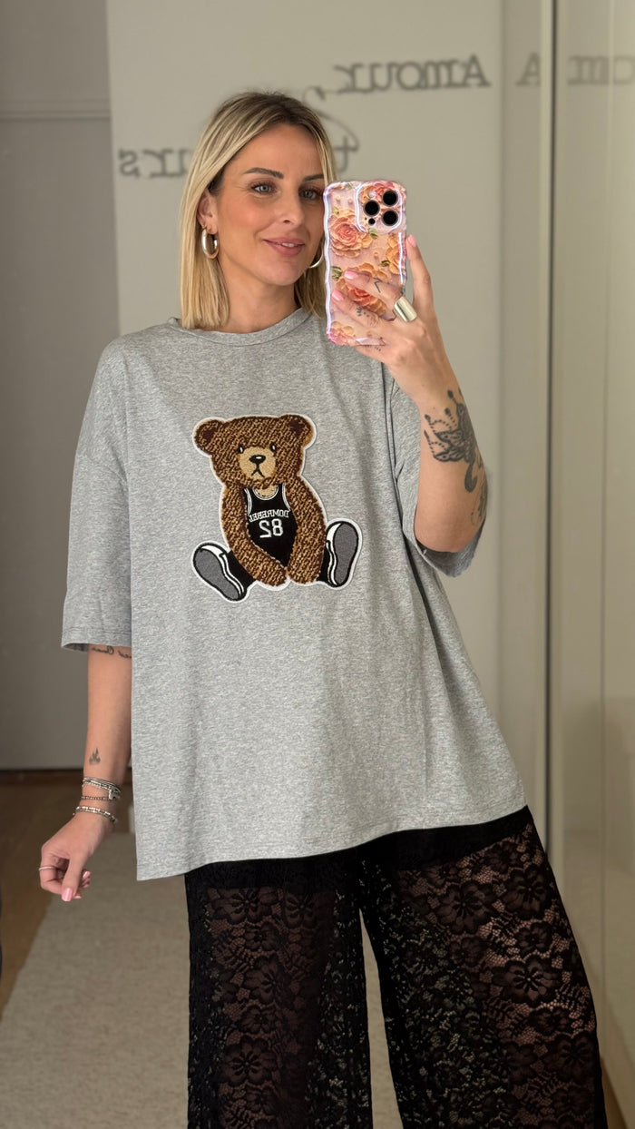 T-shirt Teddy - Gris - ROSABAYA