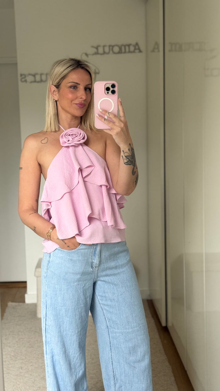 Top Fleur - Rose - ROSABAYA