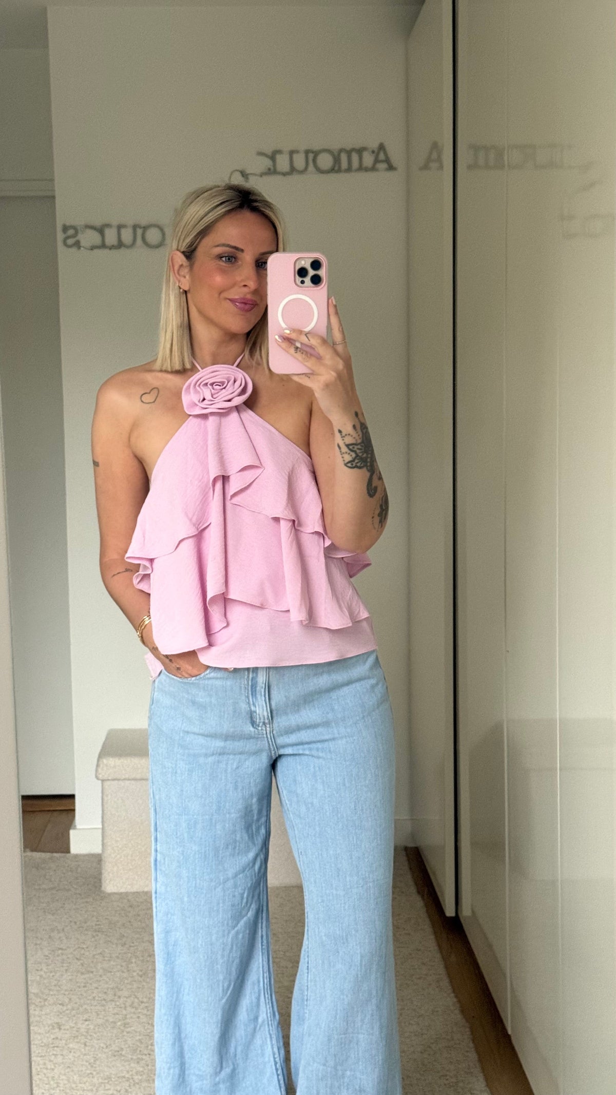 Top Fleur - Rose - ROSABAYA