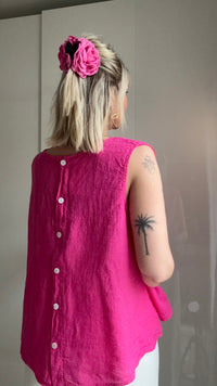Top Lino - Fuchsia - ROSABAYA