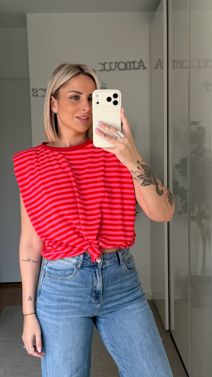 Top Sunny - Rouge - ROSABAYA