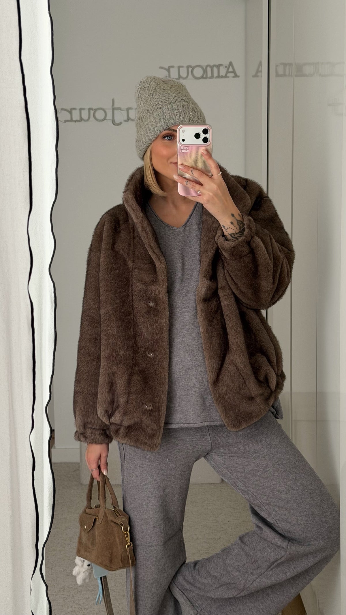 Veste Ambre - Taupe - ROSABAYA