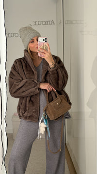 Veste Ambre - Taupe - ROSABAYA