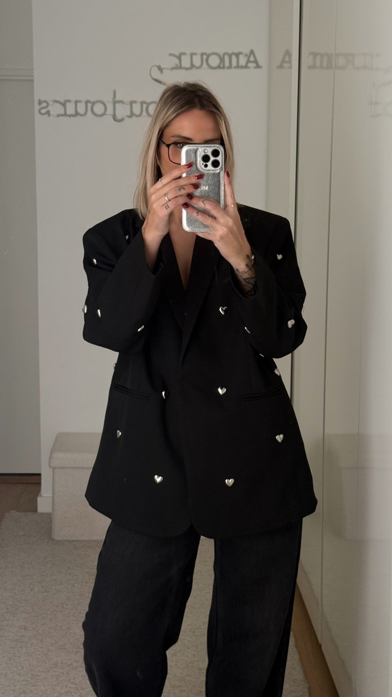 Veste blazer Cœurs (précommande) - ROSABAYA
