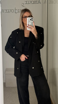 Veste blazer Cœurs (précommande) - ROSABAYA