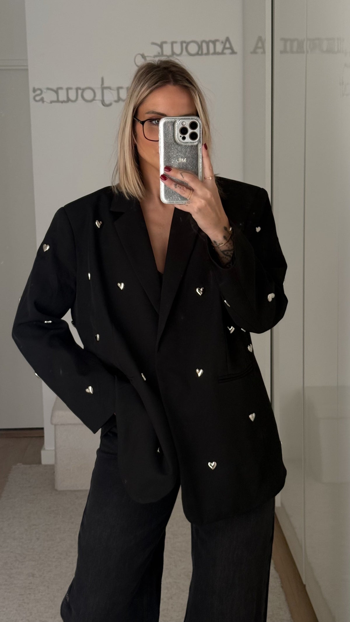 Veste blazer Cœurs (précommande) - ROSABAYA