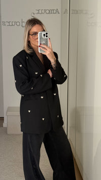 Veste blazer Cœurs (précommande) - ROSABAYA