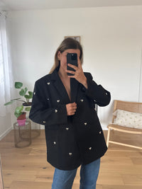 Veste blazer Cœurs (précommande) - ROSABAYA