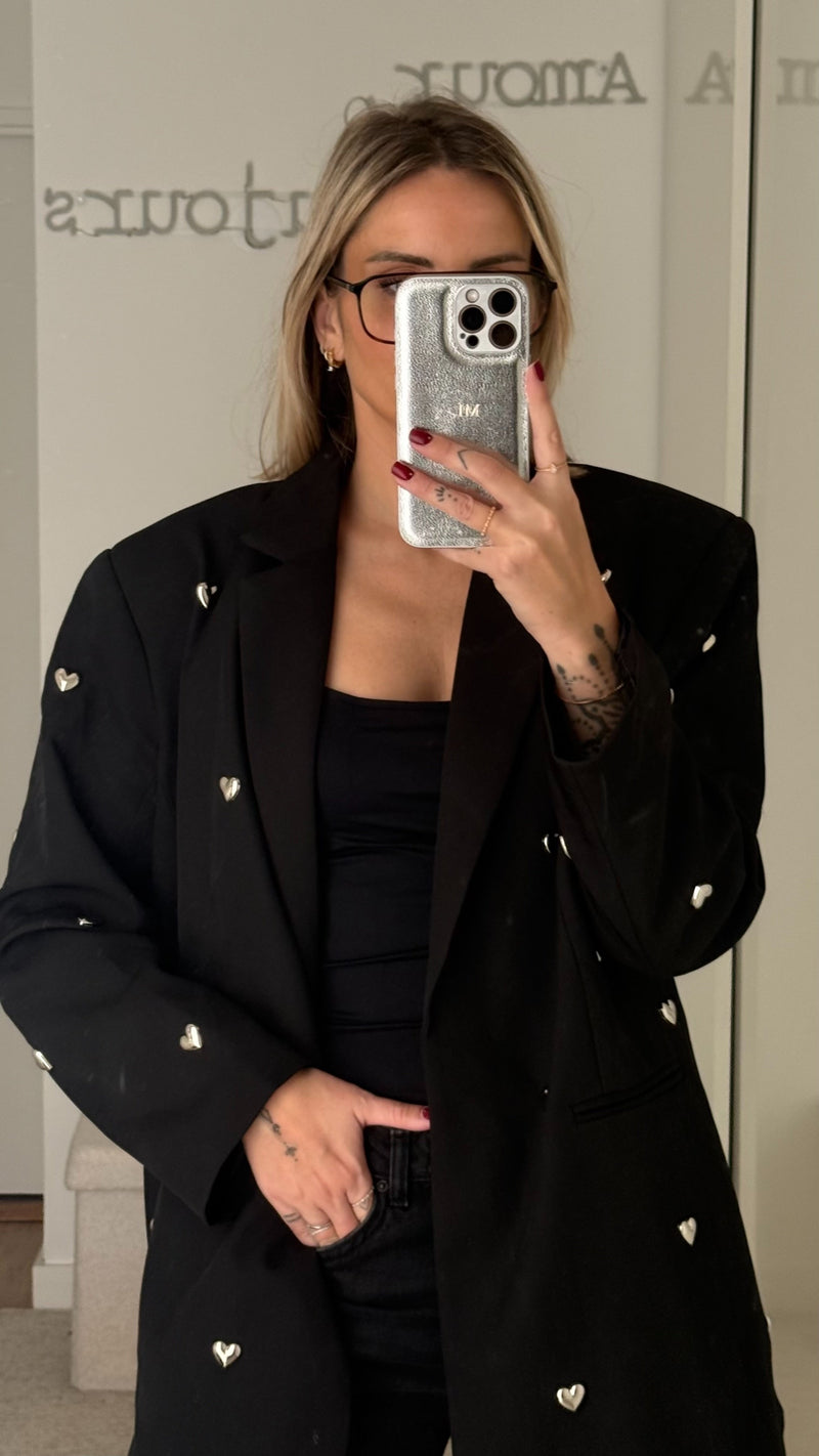 Veste blazer Cœurs (précommande) - ROSABAYA