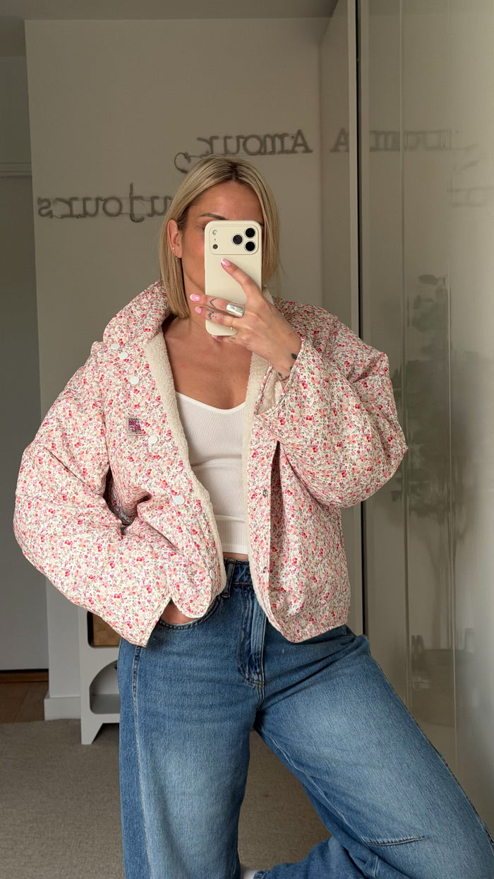 Veste Floral - Ecrue - ROSABAYA