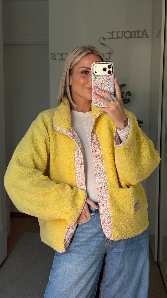 Veste Floral - Jaune - ROSABAYA