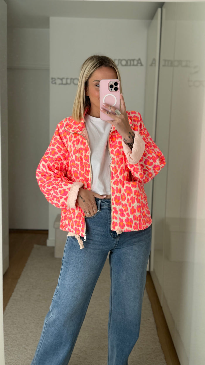 Veste Léopard Fluo - ROSABAYA