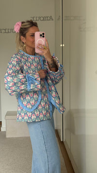 Veste Lison - Bleue - ROSABAYA