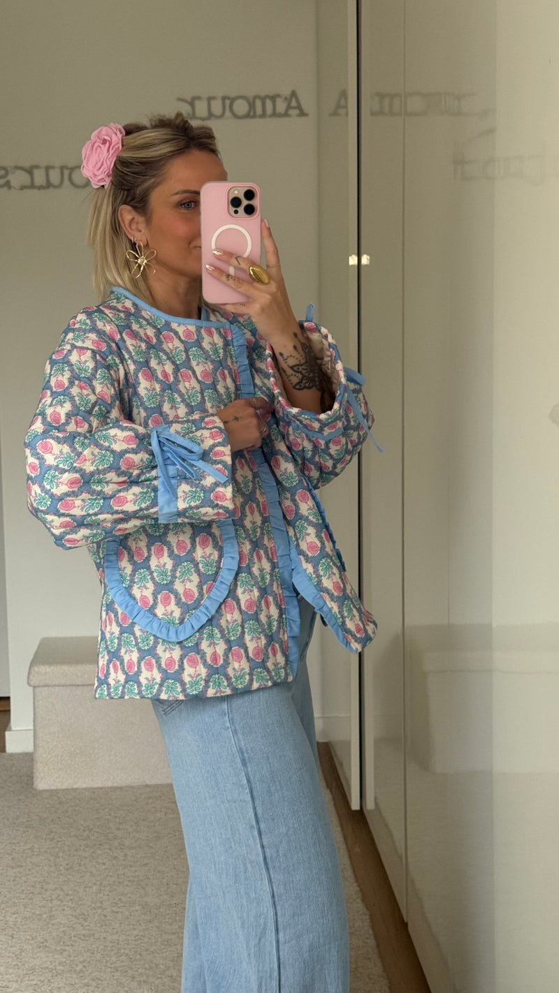 Veste Lison - Bleue - ROSABAYA