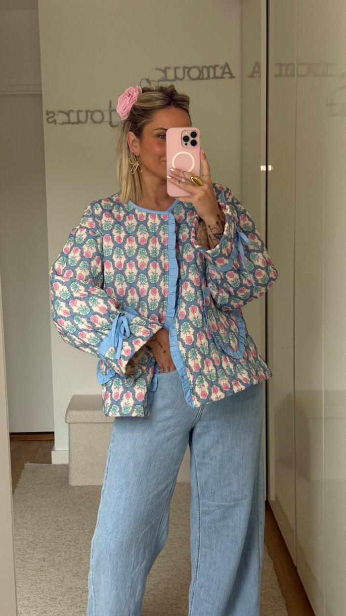 Veste Lison - Bleue - ROSABAYA