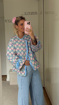 Veste Lison - Bleue - ROSABAYA