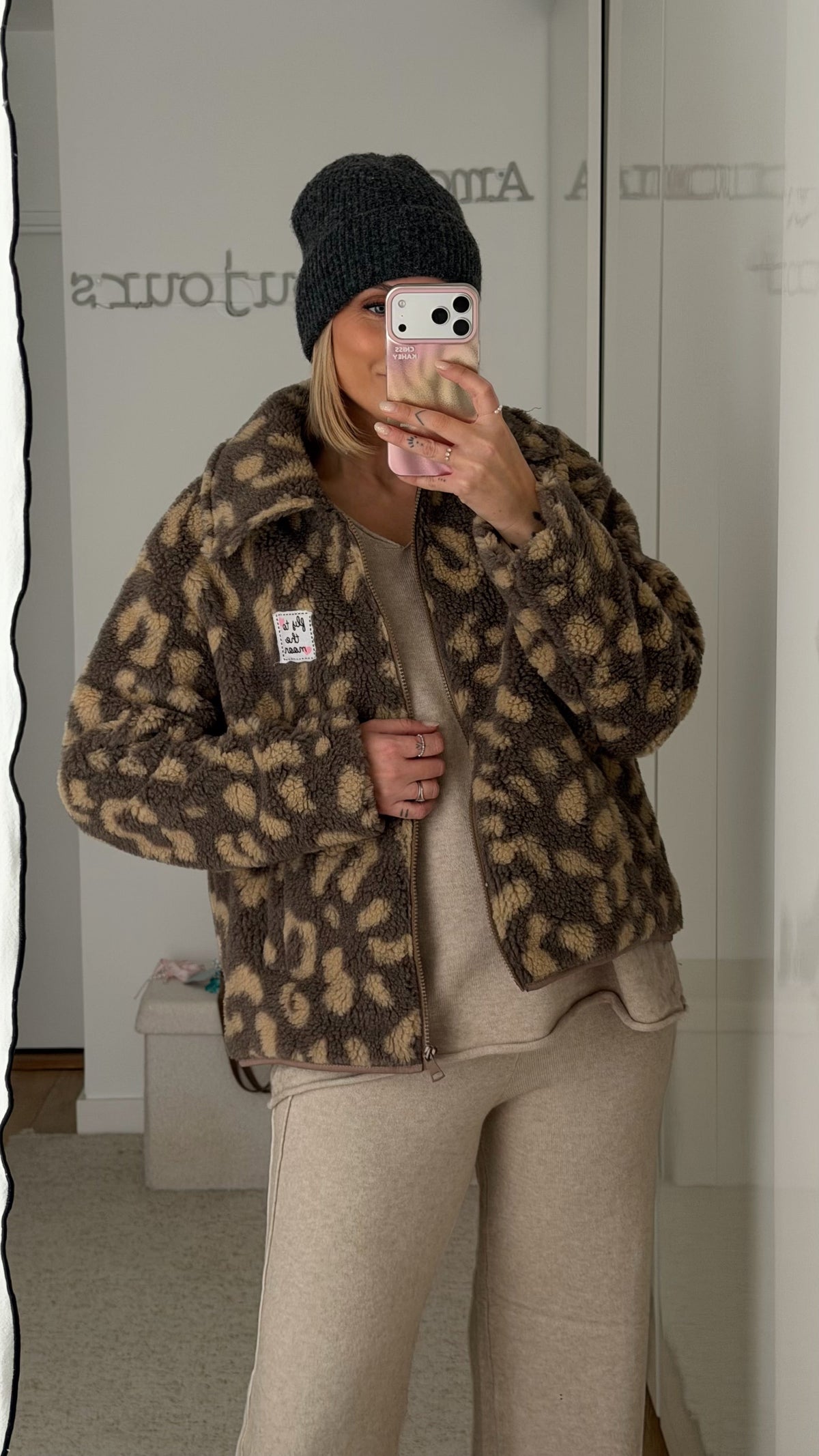 Veste Moon - Léopard Clair - ROSABAYA