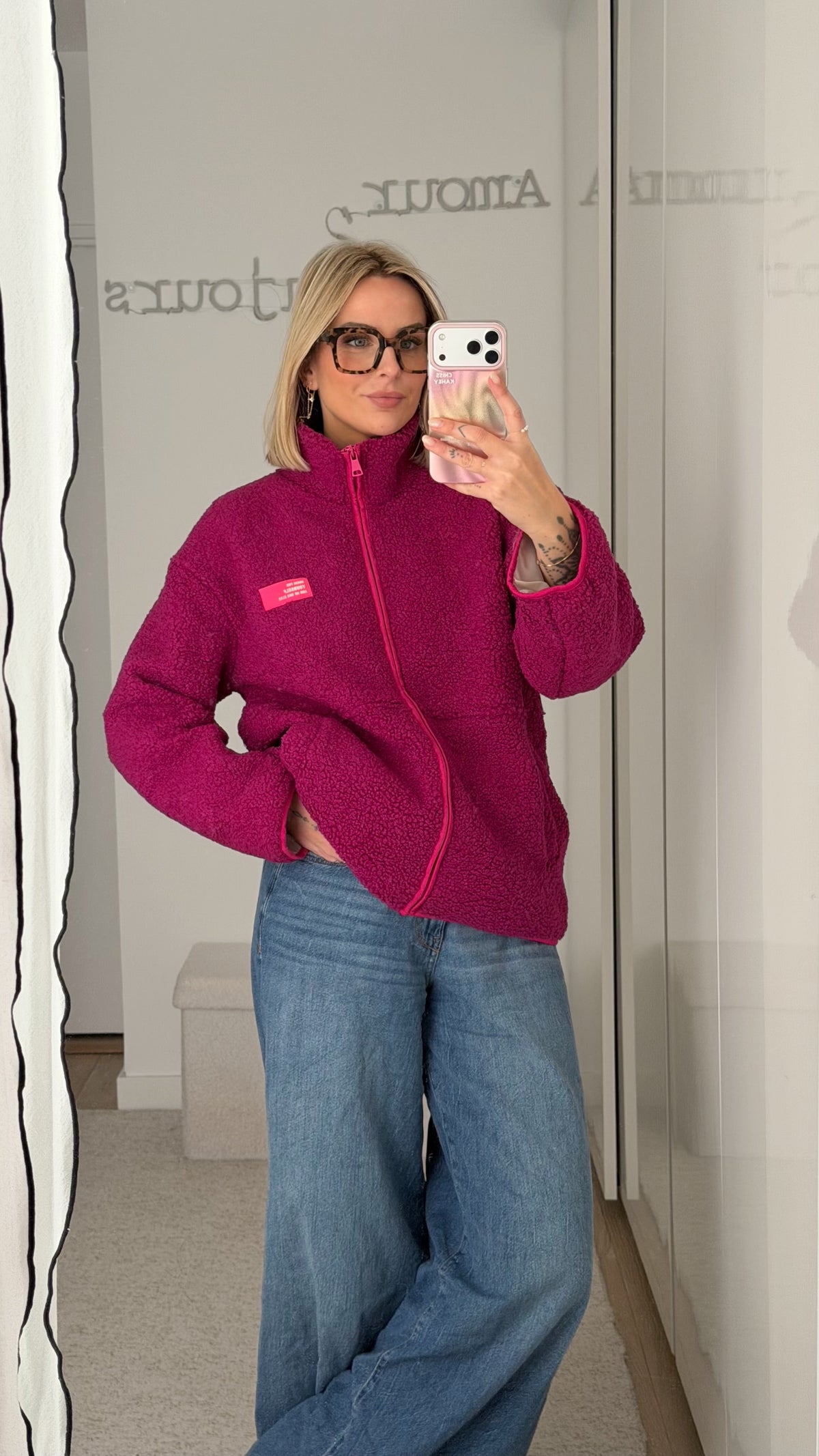 Veste Rosan - Framboise - ROSABAYA