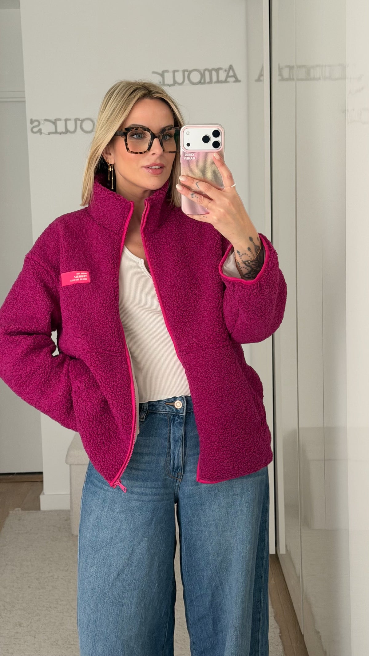 Veste Rosan - Framboise - ROSABAYA