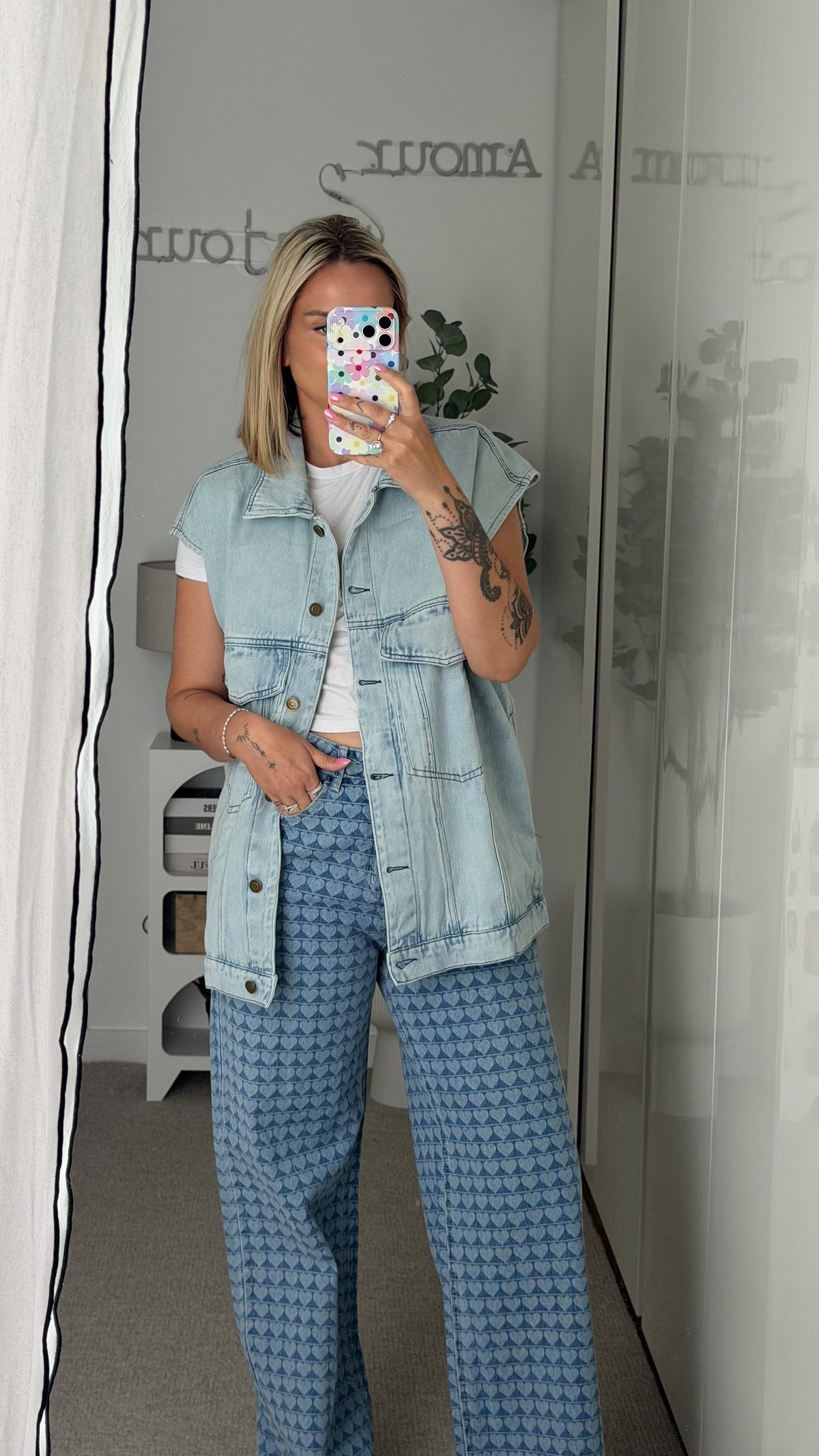 Veste sans manches Roxie - Bleu Clair - ROSABAYA